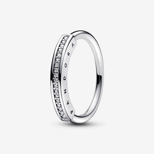 Anillo Signature I-D Pavé