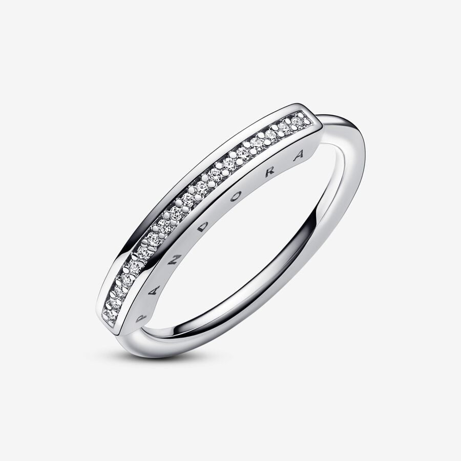 Anillo Signature I-D Pavé