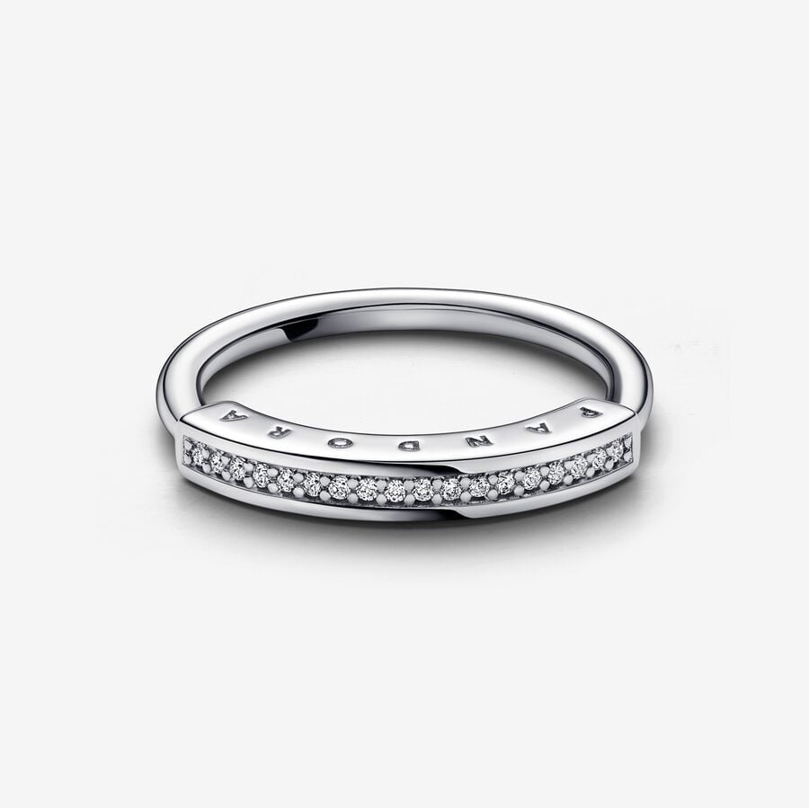 Anillo Signature I-D Pavé